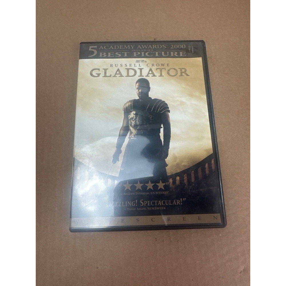 Gladiator DVD 2000 Widescreen Edition Russell Crowe Academy Award Winner
